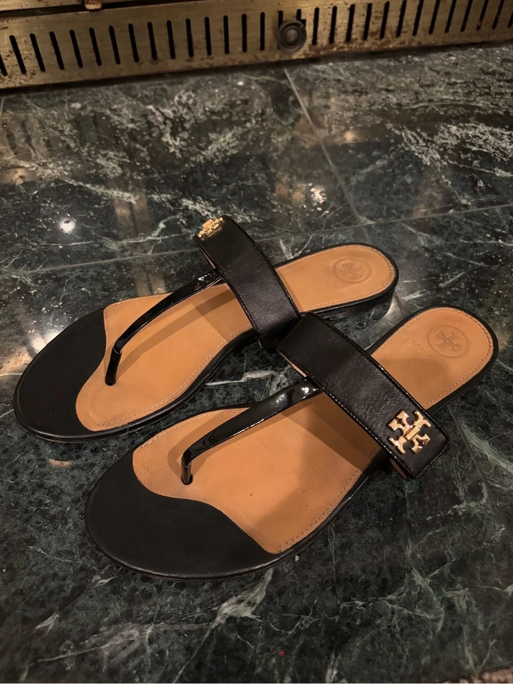 Tory Burch Black Kira Sandals size 10